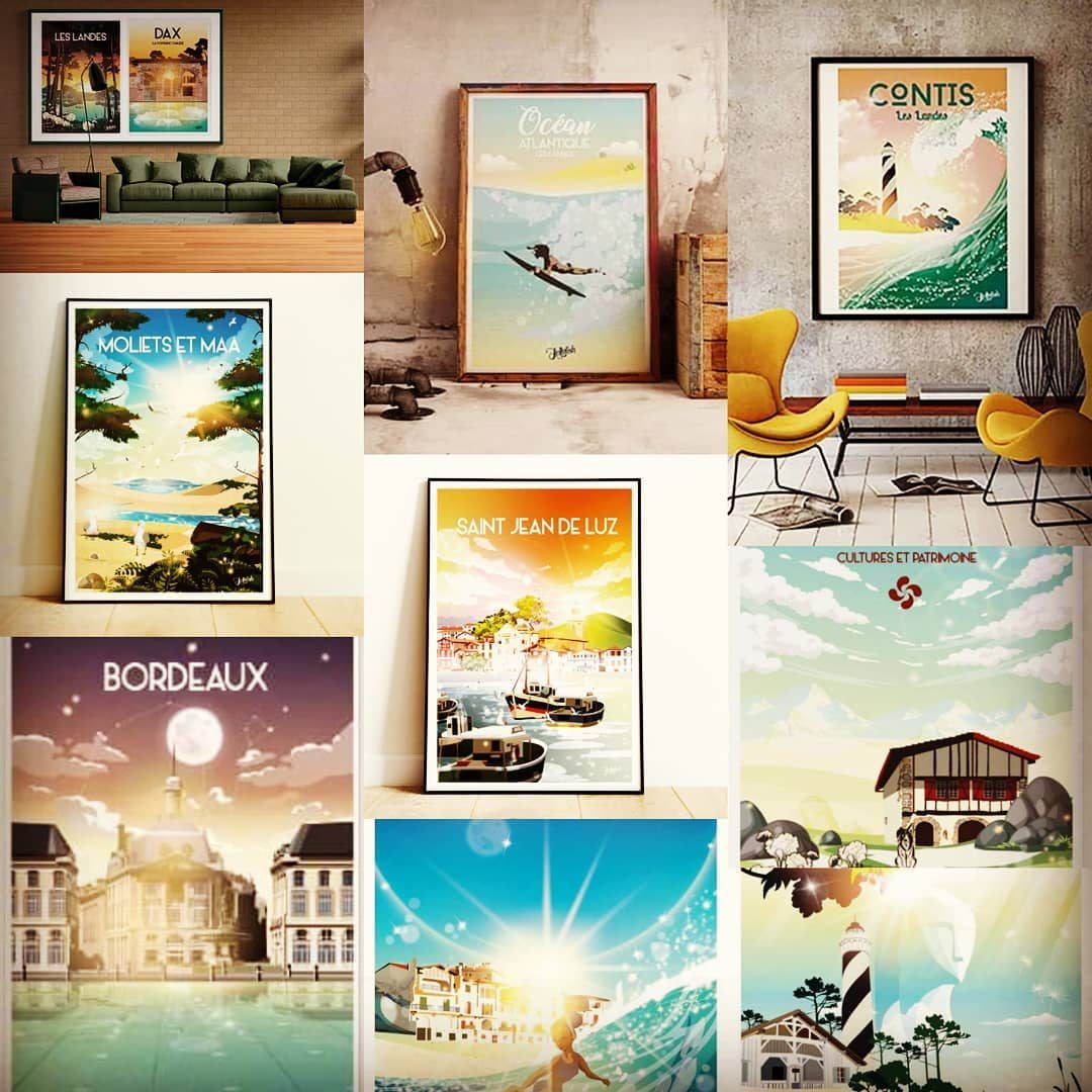 Jellyfish Travelposter