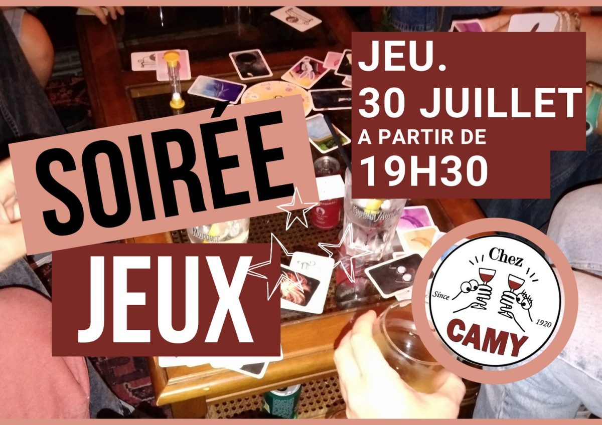 Soirée jeux Chez Camy