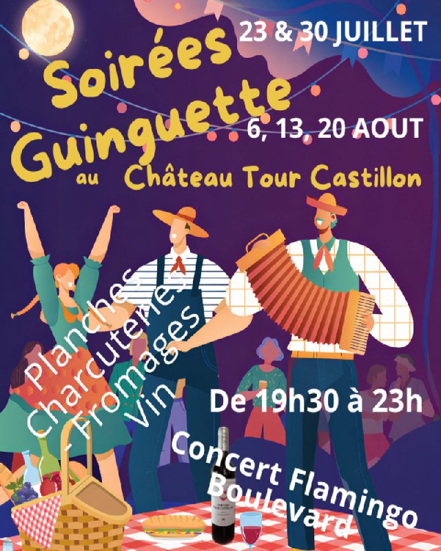 Soirée Guinguette au Château Tour Castillon