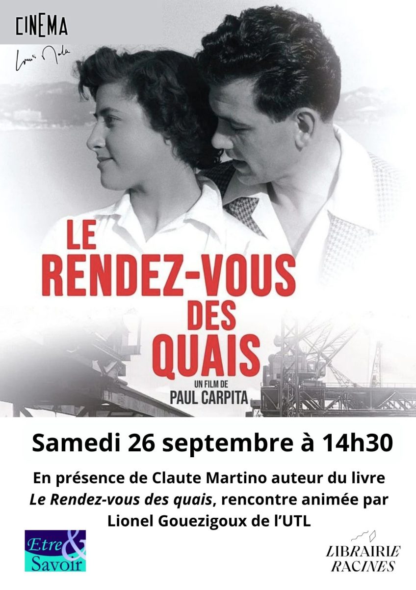 Ciné-rencontre à Prayssac : "Le Rendez-vous des quais"