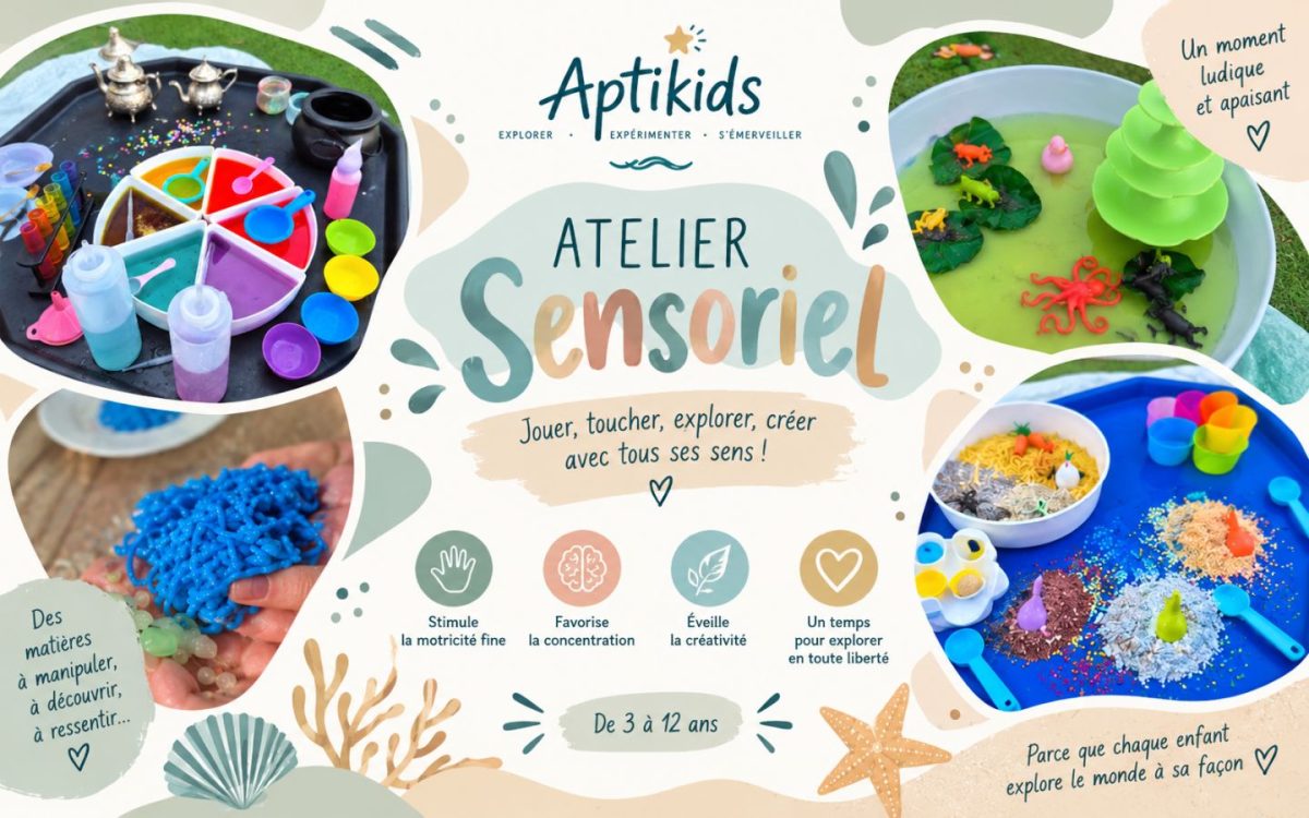 Bacs sensoriels 10 mois- 4 ans