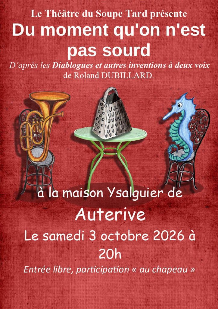 THÉÂTRE À LA MAISON YSALGUIER - 31190 AUTERIVE
