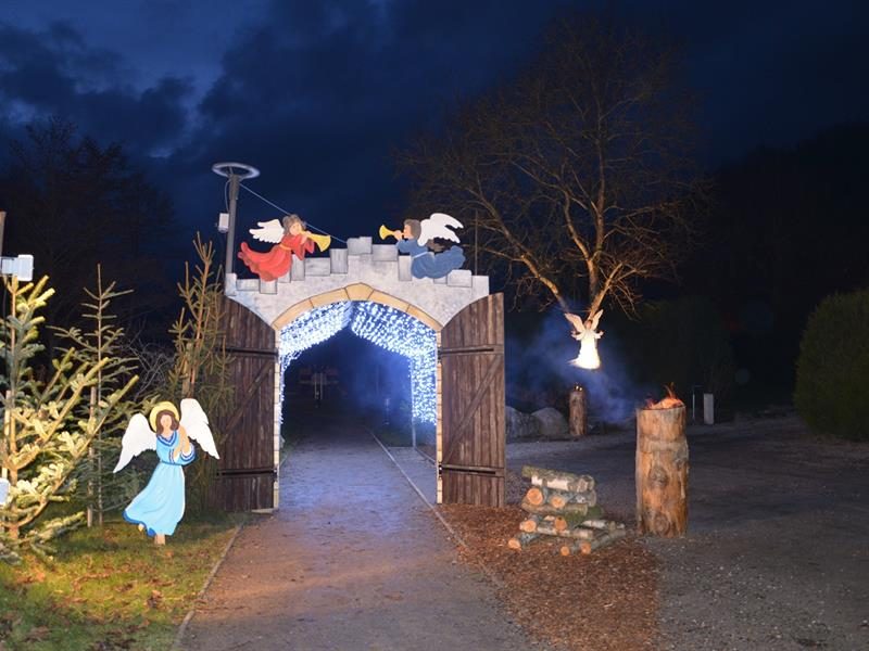 Sur le sentier de Noël du Silberwald