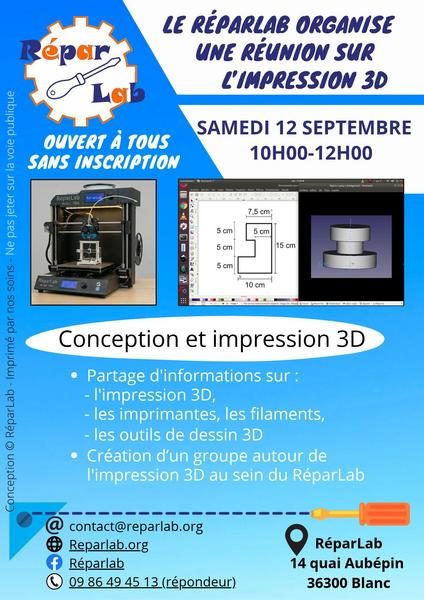 Impression 3 D, on en parle ?