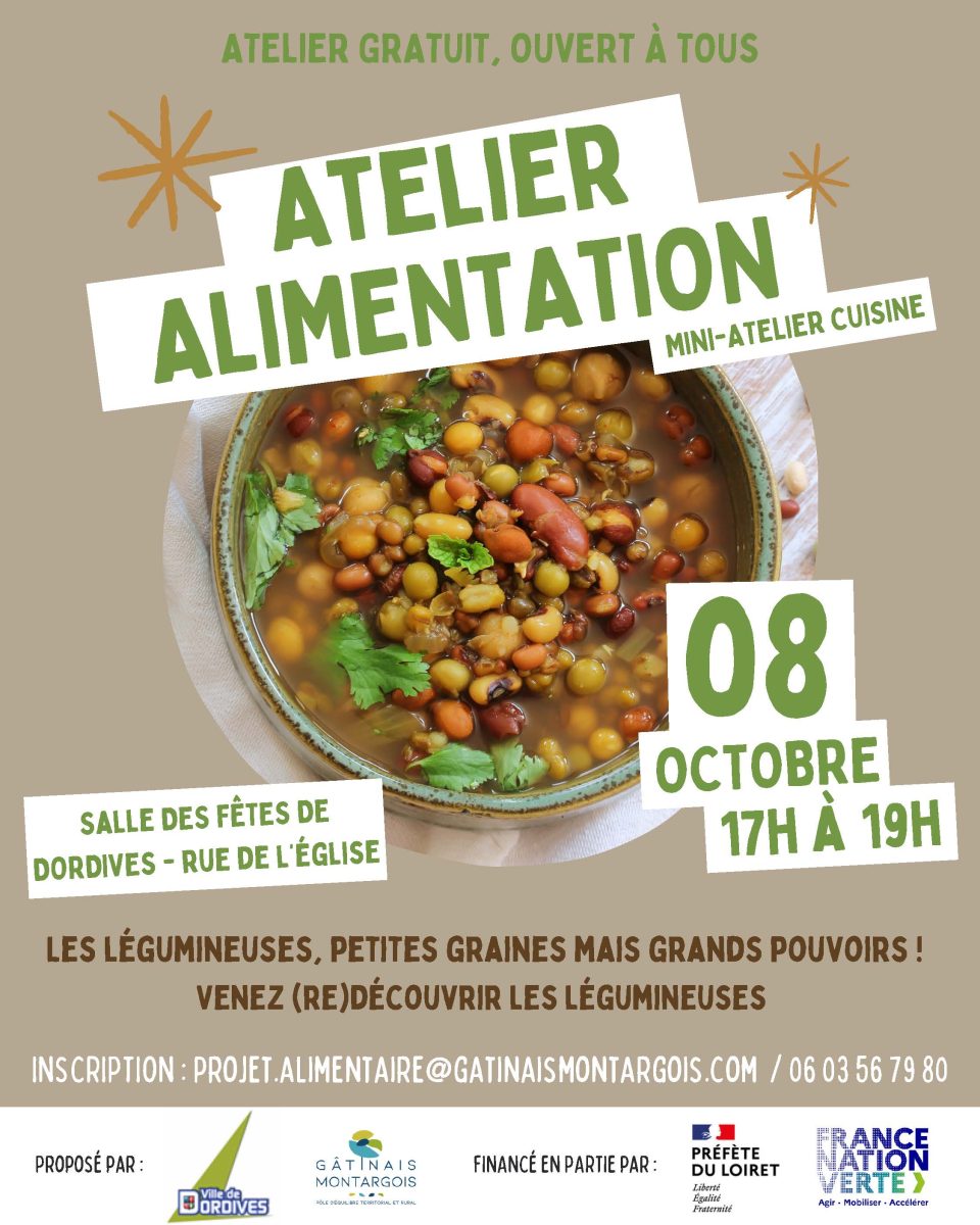Atelier cuisine : les légumineuses et graines en action