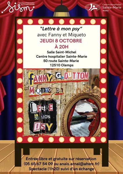 Lettre à mon psy - Fantaisie musicale et exposition