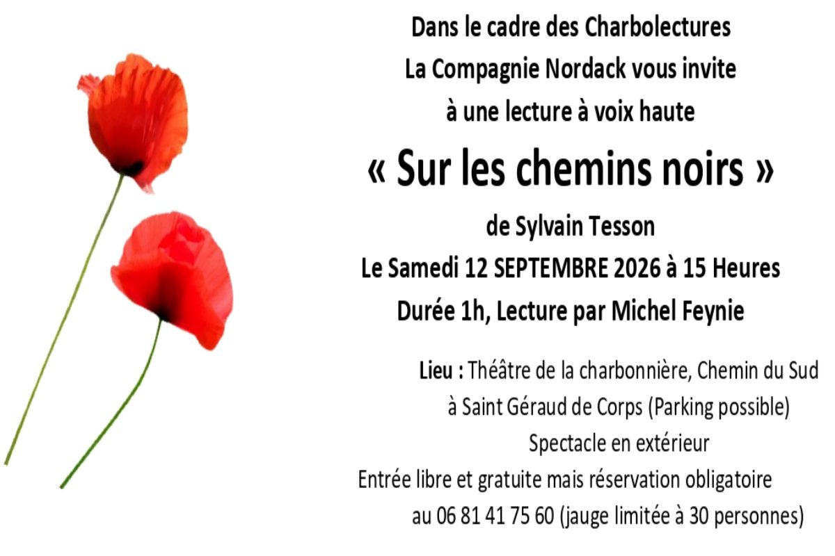 « Sur les chemins noirs » par la Compagnie Nordack  | Théâtre de la charbonnière