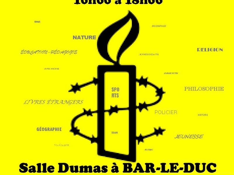 Foire aux livres en soutien à Amnesty International