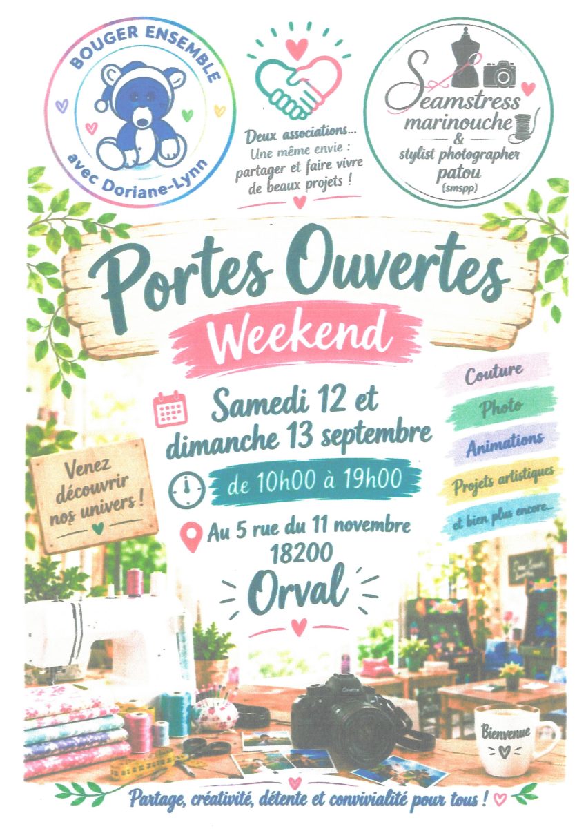 Portes ouvertes Association Bouger ensemble avec Doriane-Lynn
