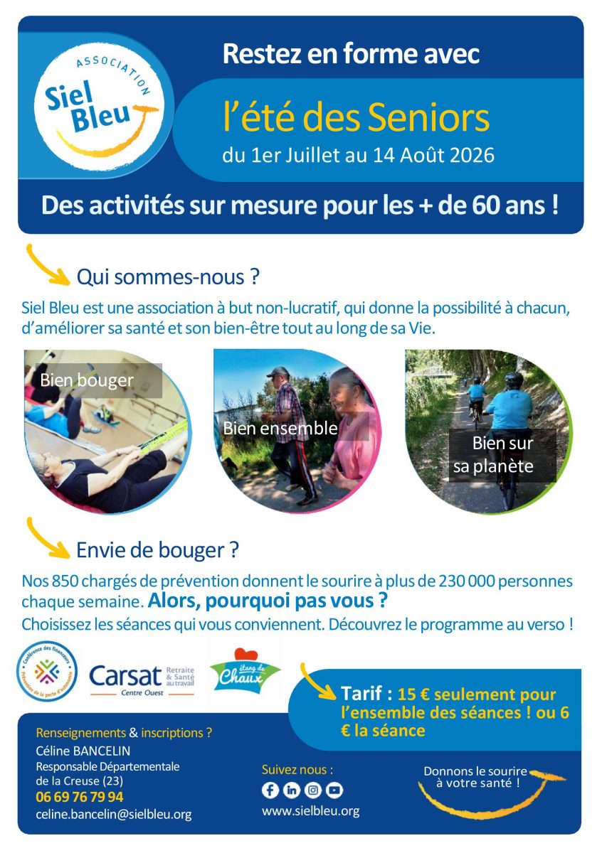 SIEL BLEU : l'été des Seniors- Gym