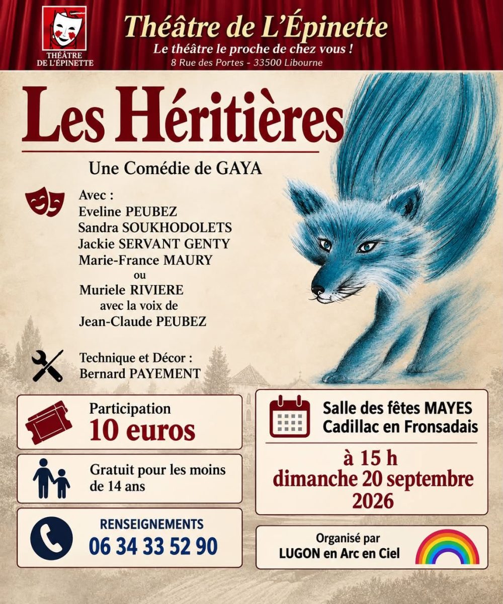 Théâtre à Cadillac "Les héritières"