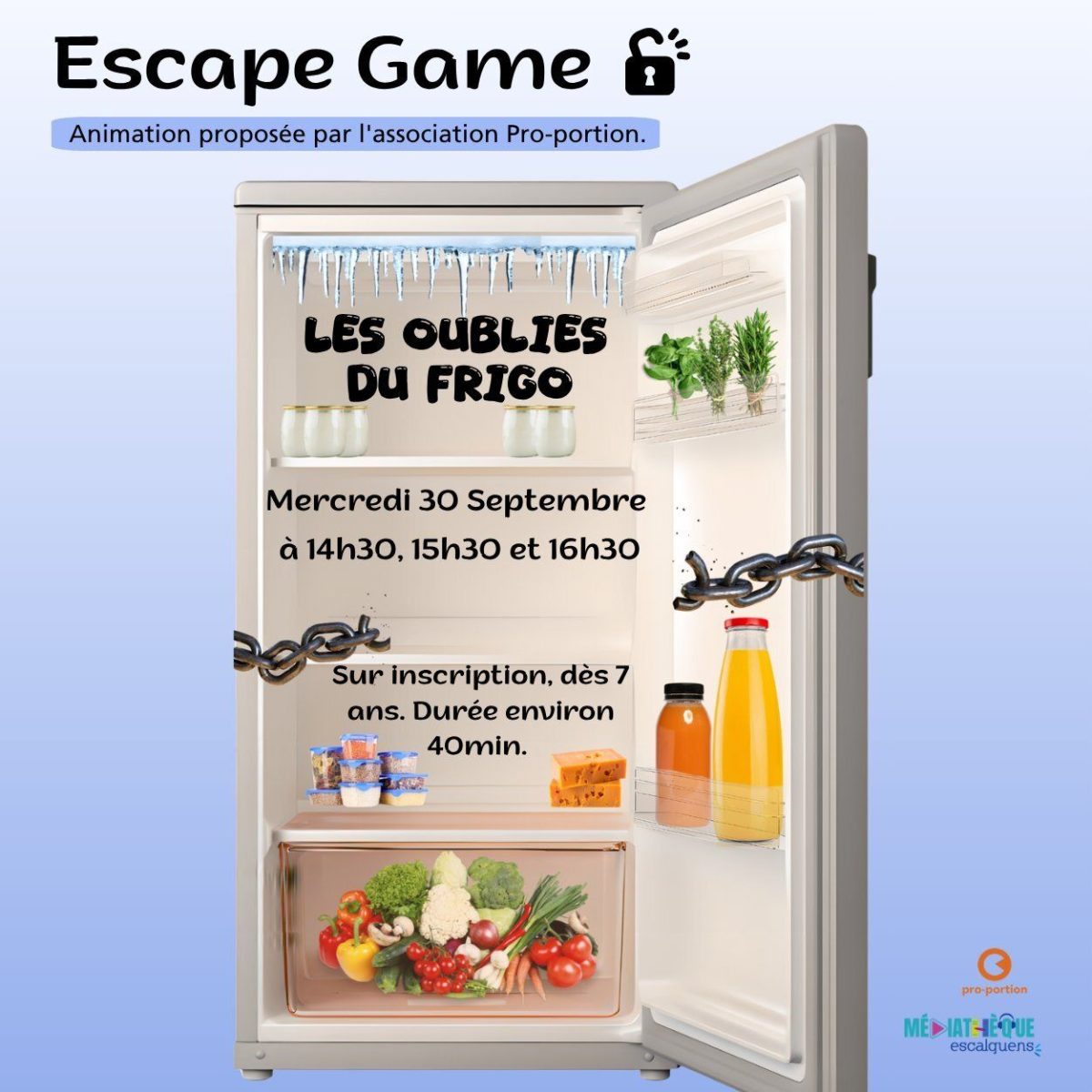 🕵️‍♂️ ESCAPE GAME ANTI-GASPI : RELEVEZ LE DÉFI EN ÉQUIPE !
