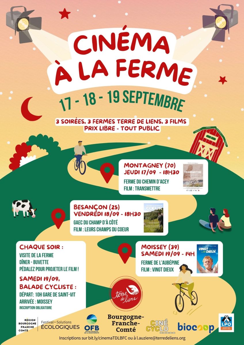 Tournée Terre de Liens Cinéma à la ferme - Jour 2 à Besançon