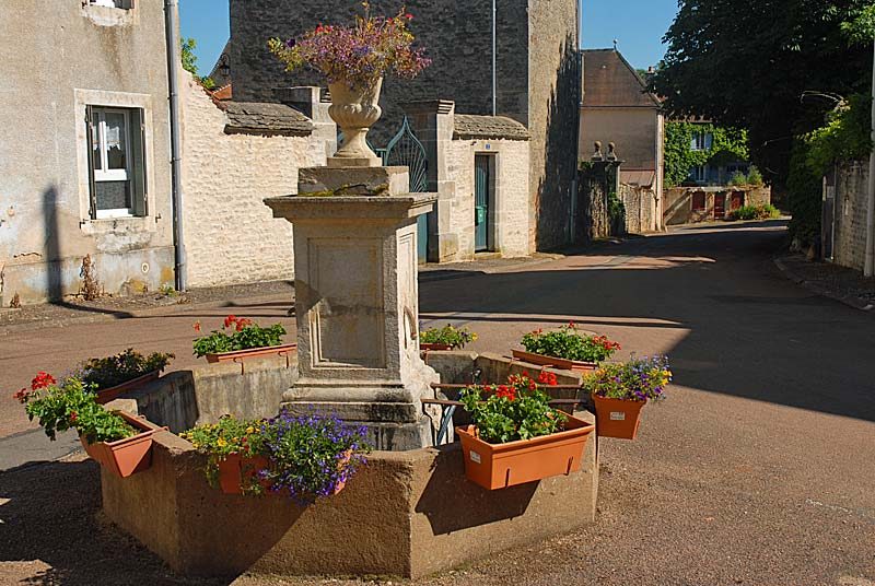 Fontaine octogonale de Rivière-les-Fosses