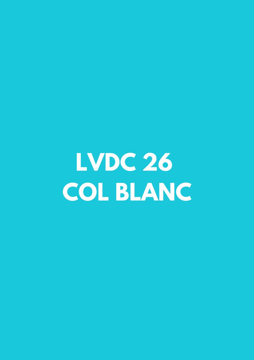 LVDC 26 Col Blanc