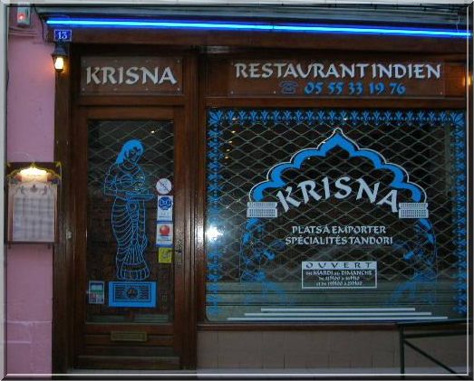 Restaurant Le Krishna