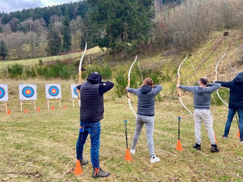 Tir à l'arc avec mont aventure Vosges