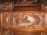 Tabernacle d'un retable du XVII°s (Eglise)