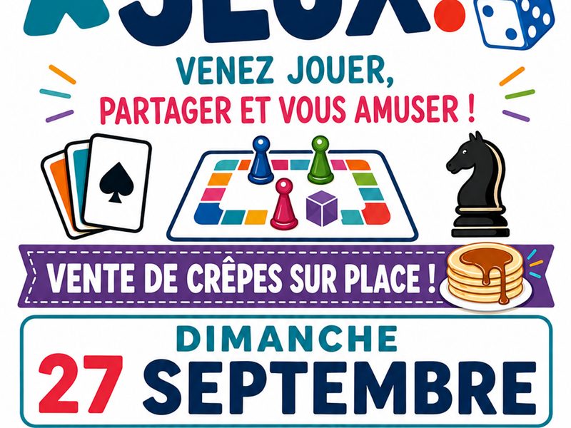 Après-midi jeu - Enfants à partir de 3 ans