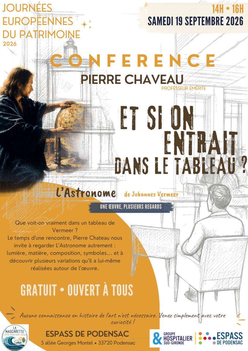 Conférence artistique : "Vermeer, l'astronome... Un tableau, une conférence et mille regards