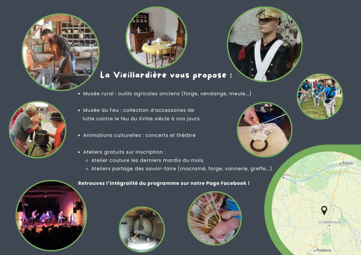 Musée Rural de la Vieillardière - ateliers et spectacles