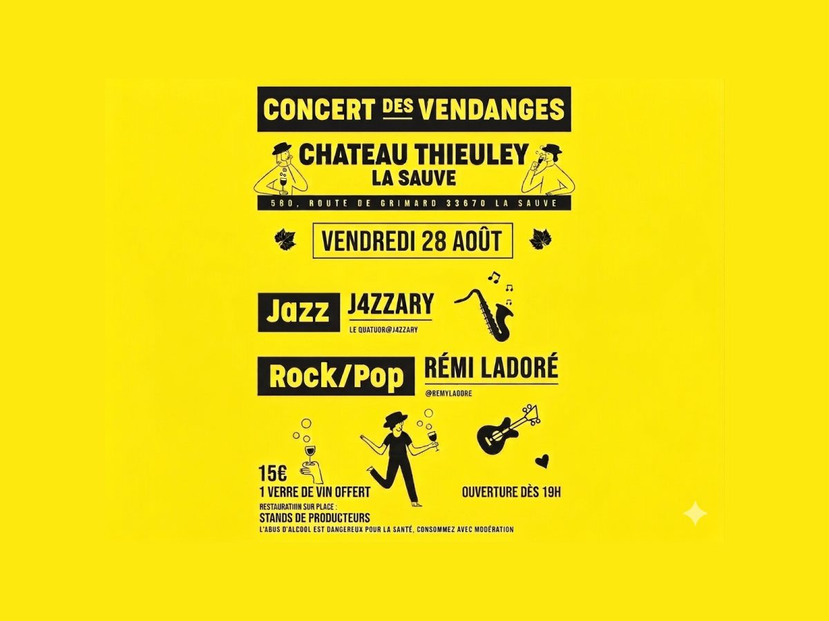 Concert des Vendanges au château Thieuley