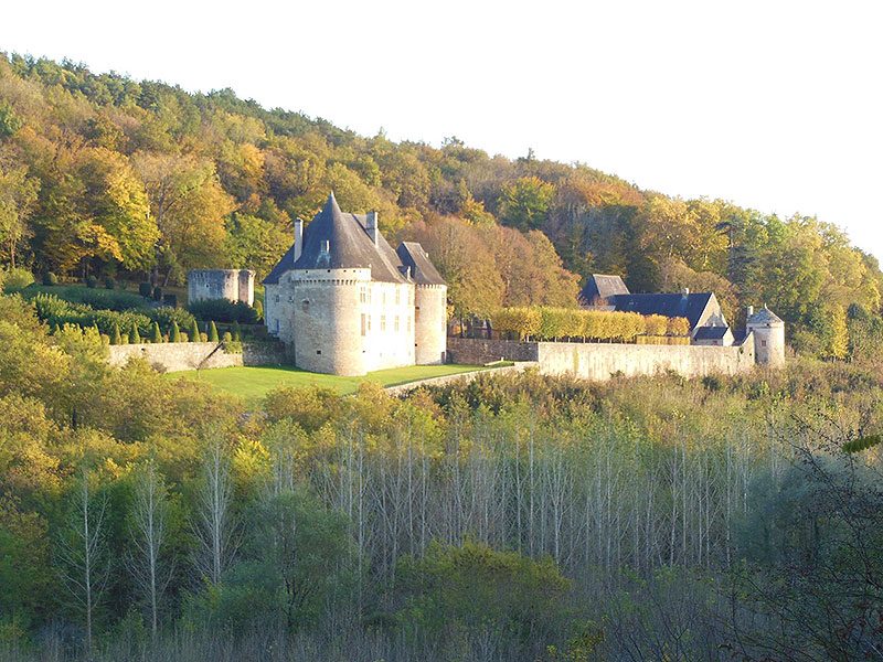 Jardin du château de Peyraux