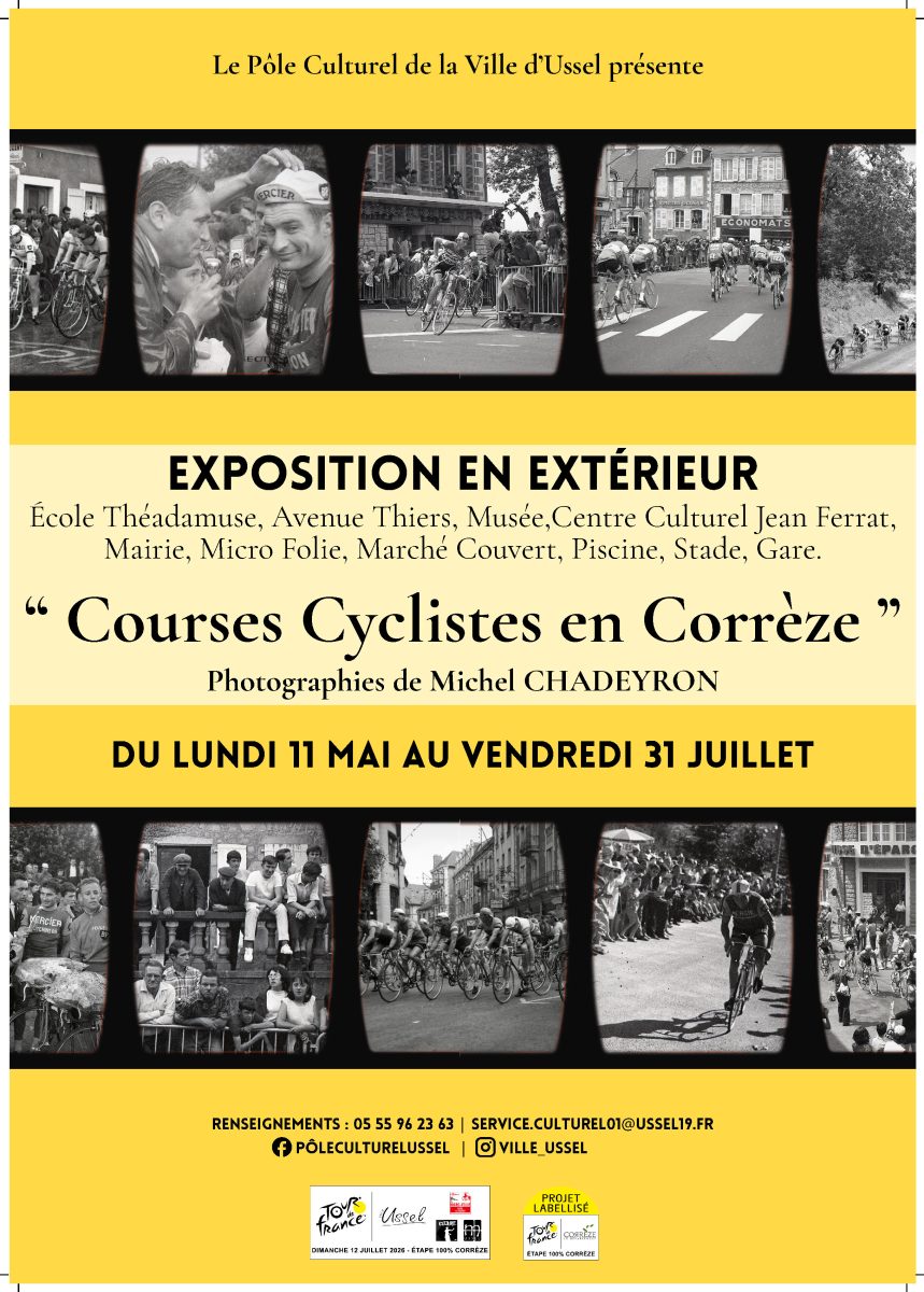 Exposition en extérieur "Courses cyclistes en Corrèze"