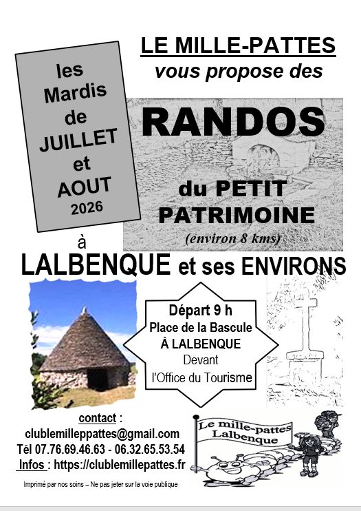 Rando du Petit patrimoine à Lalbenque et ses environs