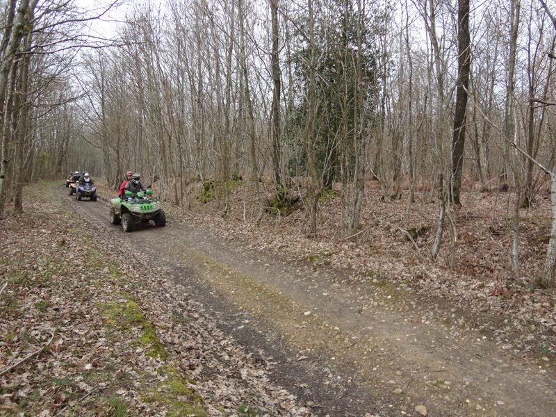 Perche en quad