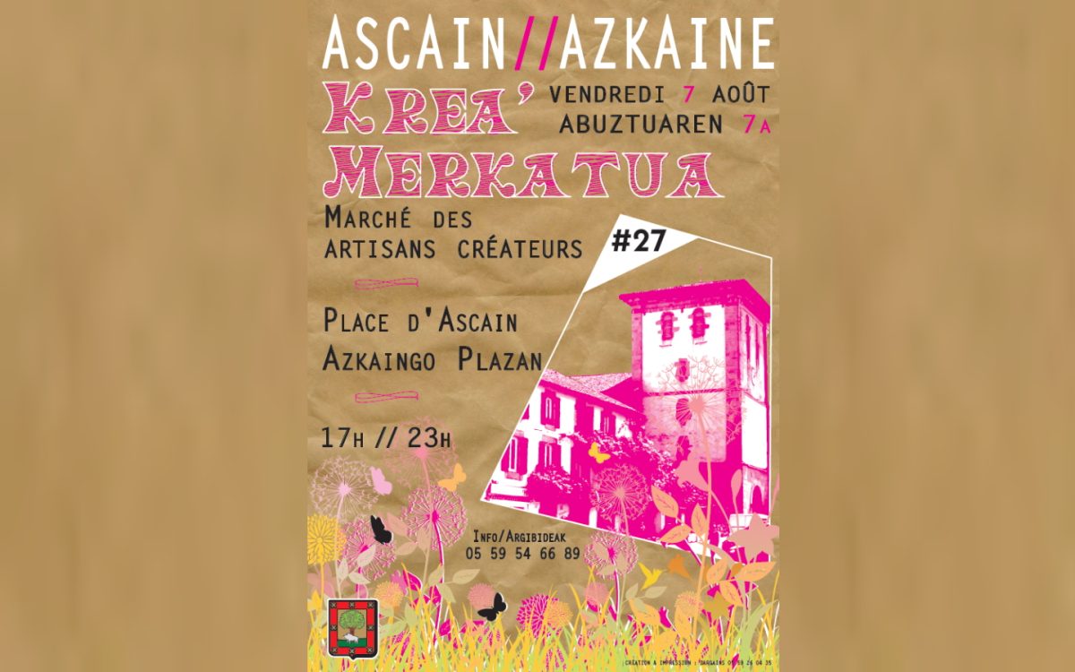 Krea'Merkatua - Marché des créateurs et producteurs
