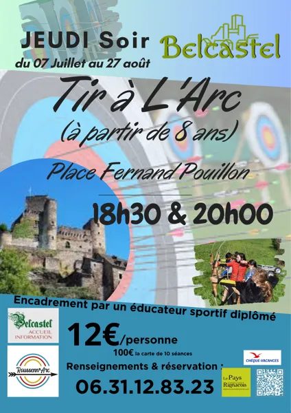 Tir à l'arc à Belcastel