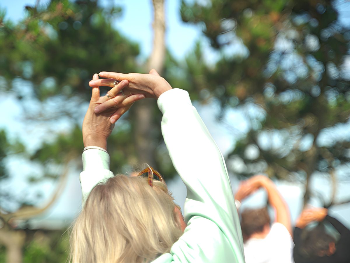Tai-chi sur la plage de Deauville