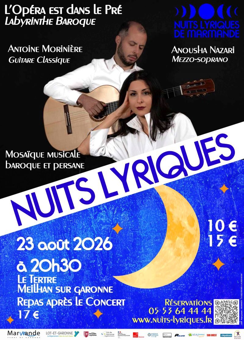 38ème Festival d'été des Nuits Lyriques - L'Opéra est dans le pré - Labyrinthe Baroque