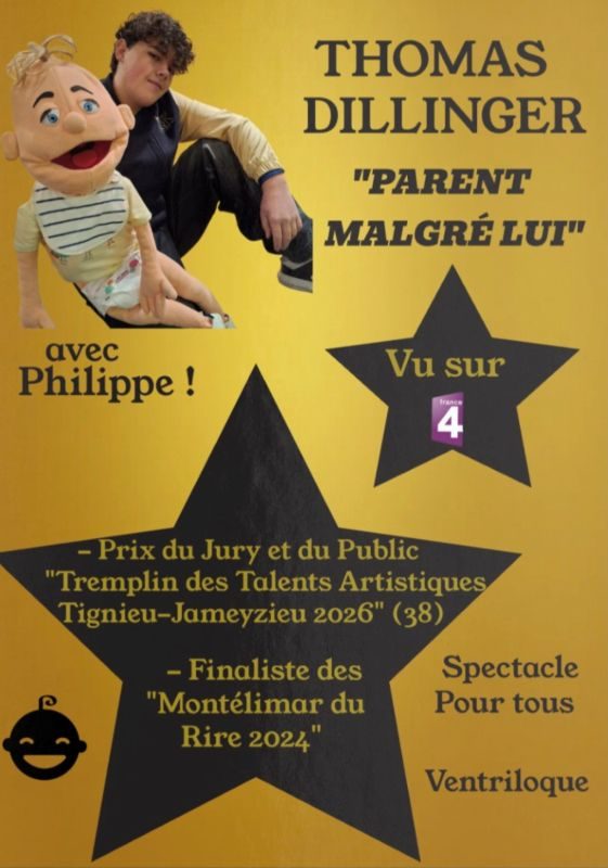 Spectacle de ventriloque « Parents malgré lui »