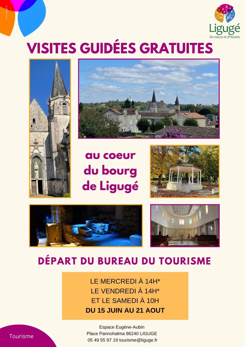 Visites commentées au cœur du bourg de Ligugé