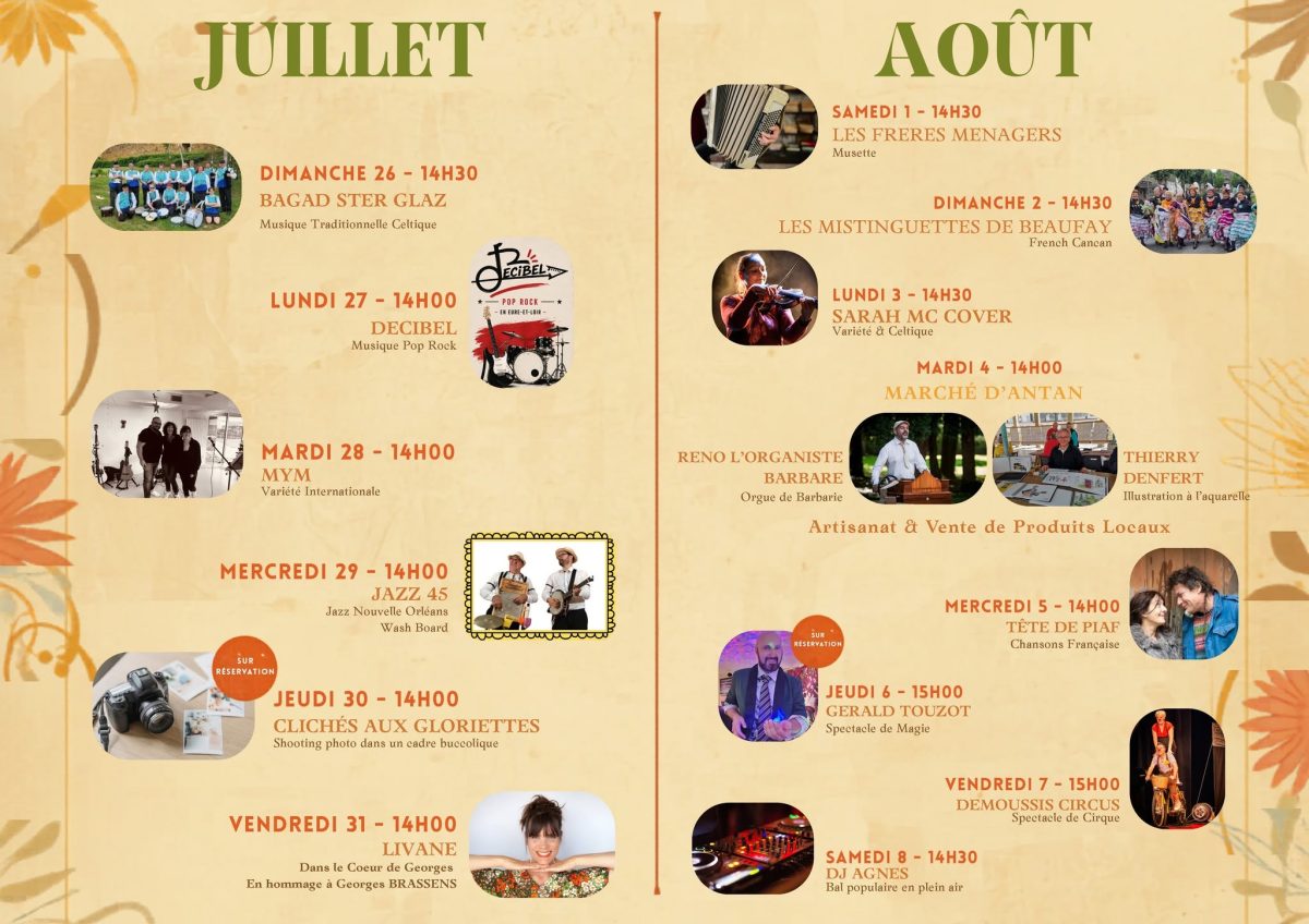 Les Estivales des Gloriettes : Clichés aux Gloriettes
