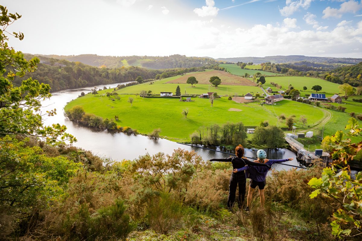 Panorama : Les courbes de l'Orne