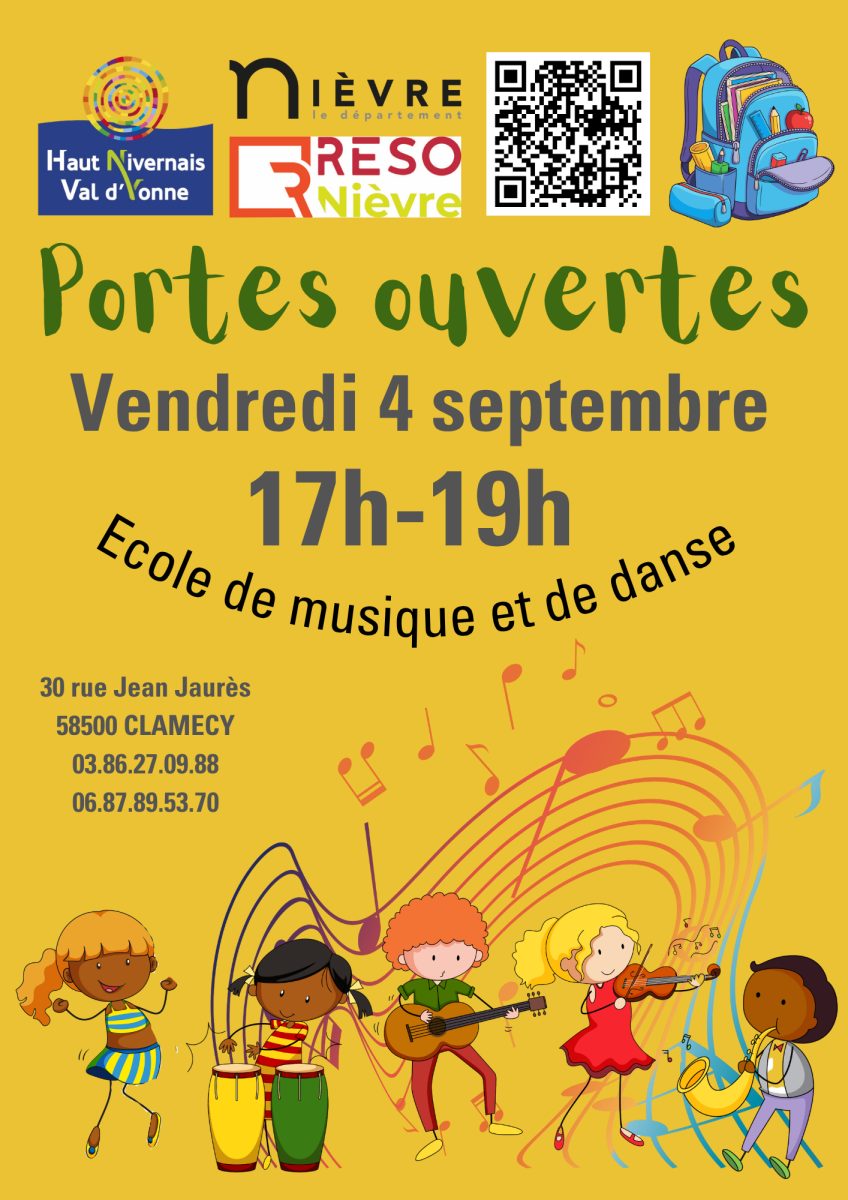 Portes ouvertes à l'école de musique et de danse de Clamecy