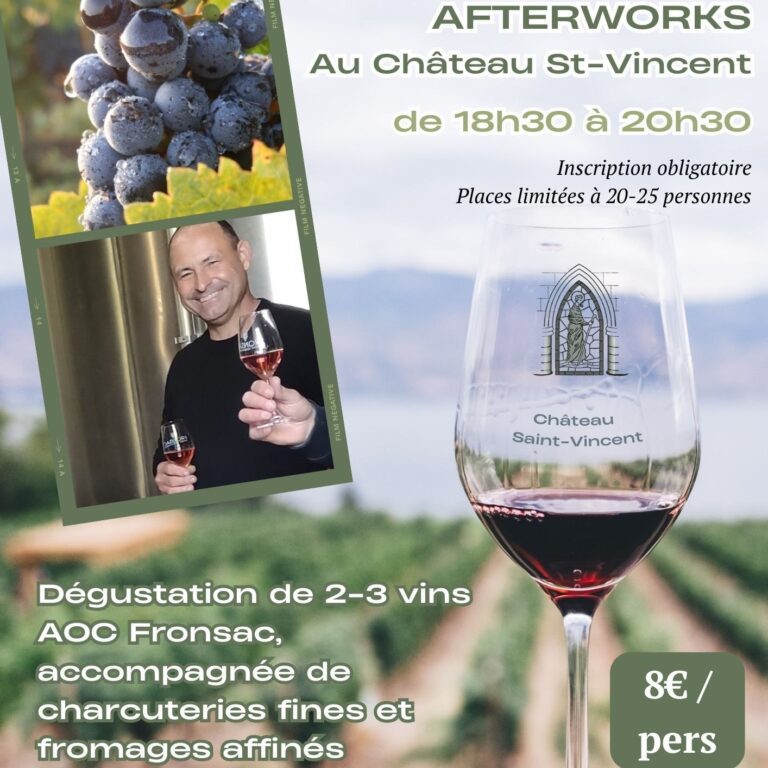 Afterwork au Château Saint-Vincent