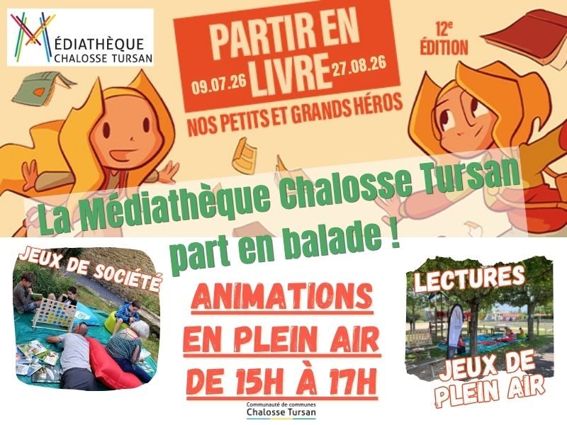 La Médiathèque Chalosse Tursan part en balade