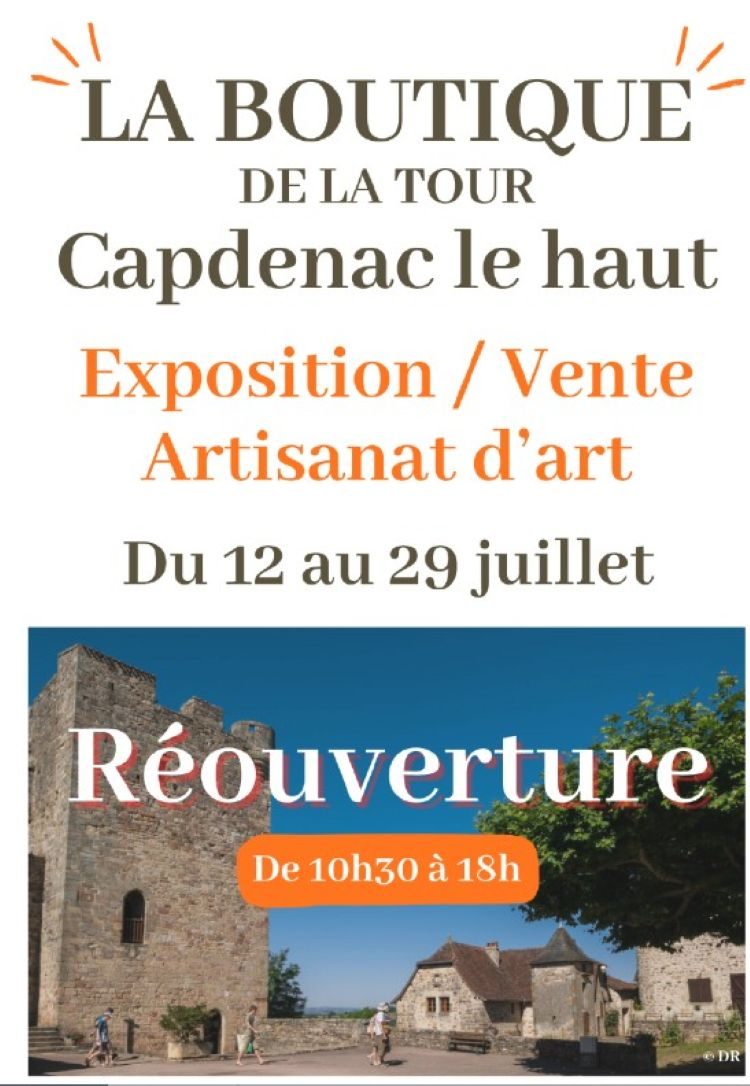 La boutique éphémère de la Tour à Capdenac-Le-Haut