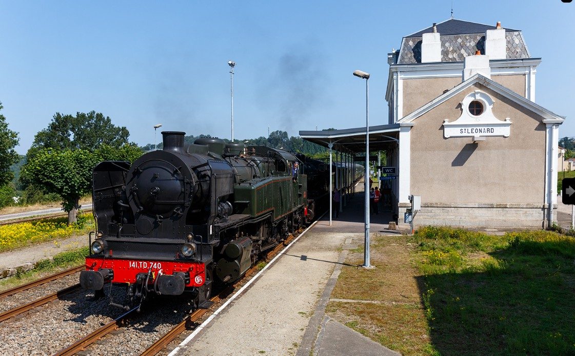 Train touristique à vapeur : De Saint-Léonard de Noblat à Eymoutiers - 5 août