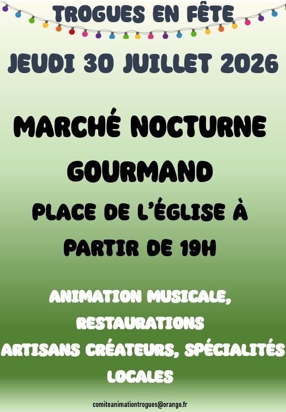 Marché nocturne gourmand