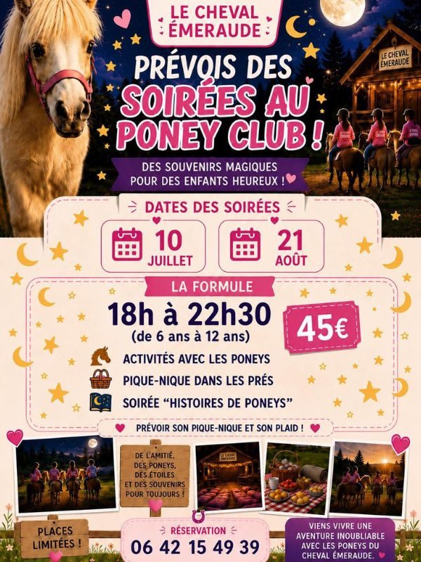 Soirée au Cheval Emeraude !