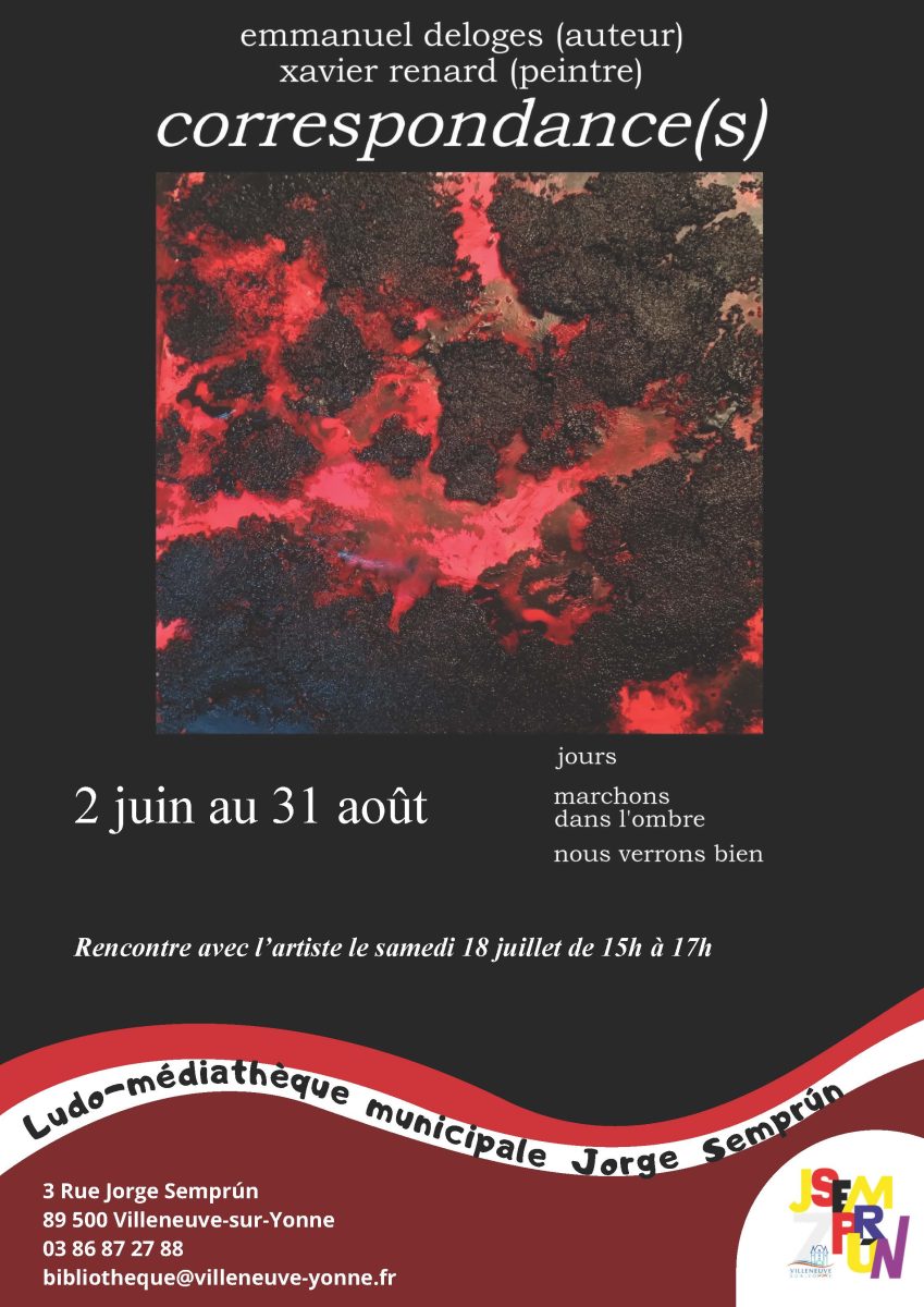 Correspondance(s), de Xavier Renard et Emmanuel Deloges