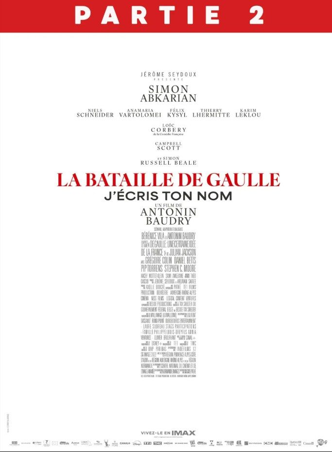 Cinéma Arudy : La bataille De Gaulle : Partie 2 - J'écris ton nom