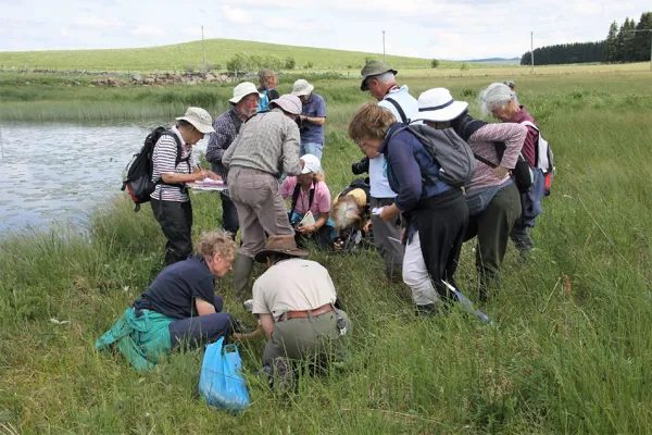 Sortie naturaliste et géologique par Sciences Nath' en Aubrac du rocher de Rodelle