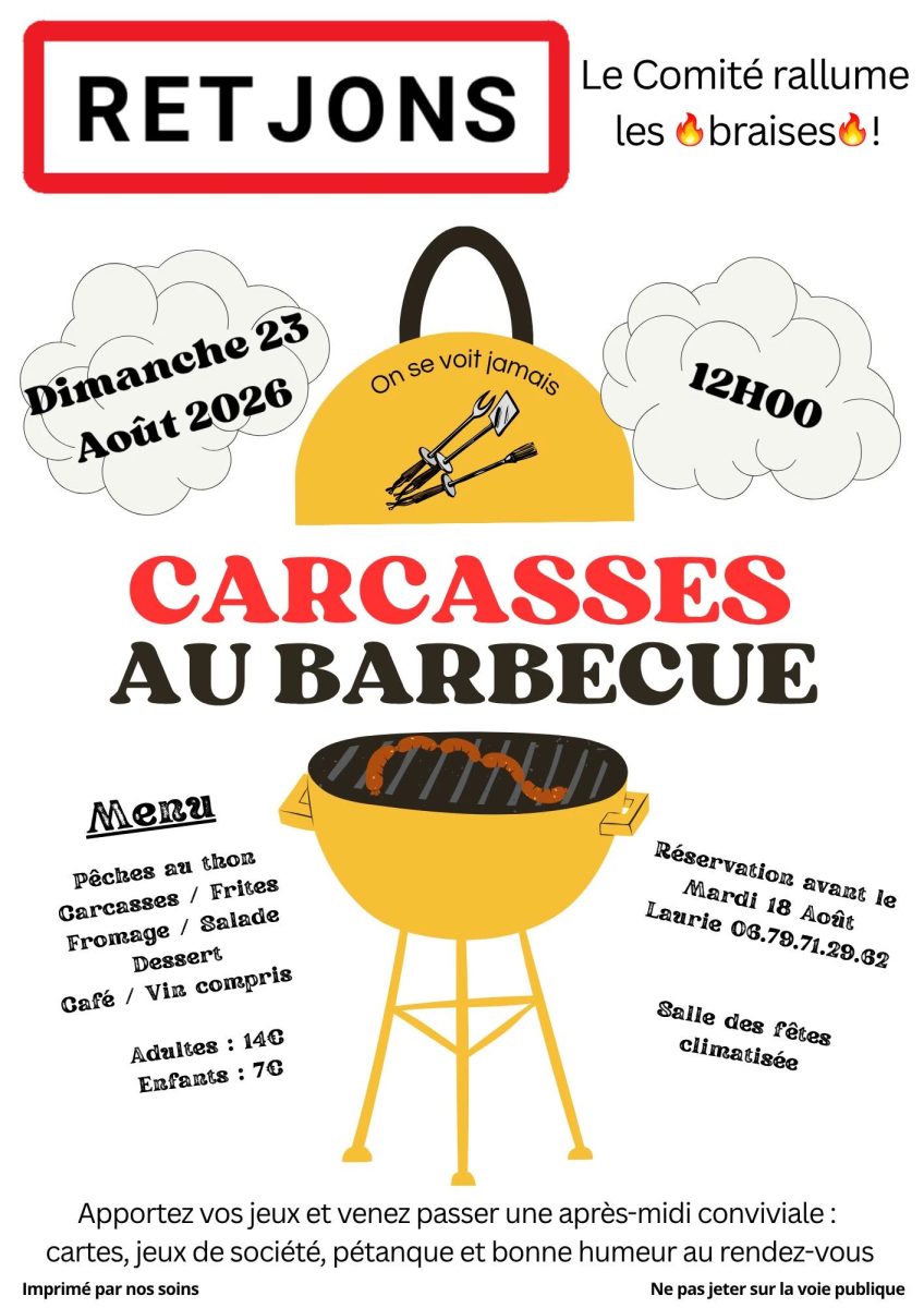 Repas : Carcasses au barbecue