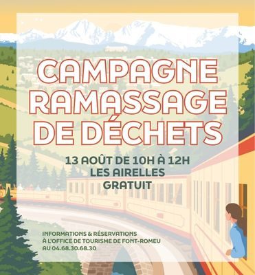 CAMPAGNE DE RAMASSAGE DES DÉCHETS - 13 AOÛT
